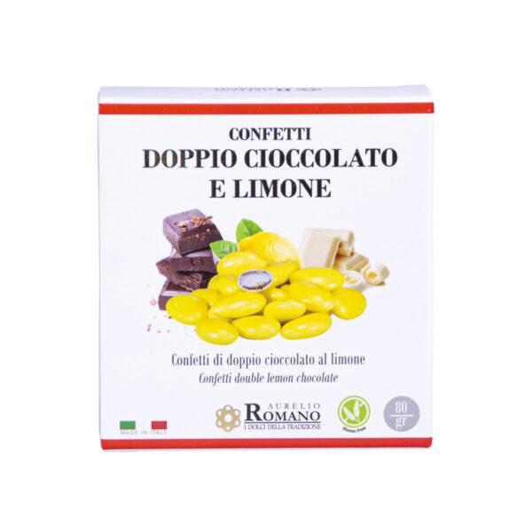 Confetti doppio cioccolato e limone, 80 g