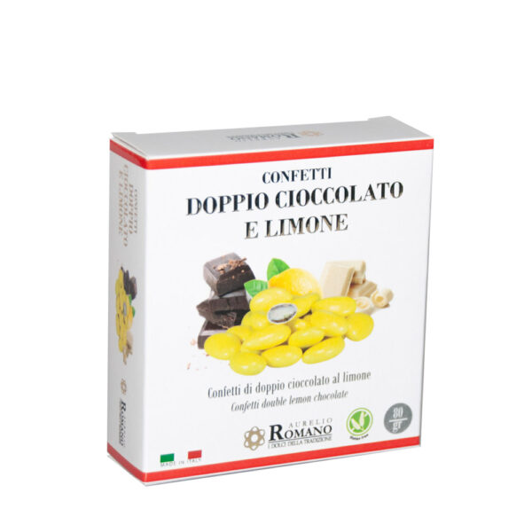 Confetti doppio cioccolato e limone, 80g
