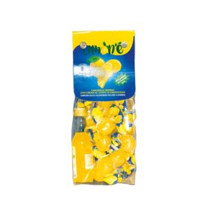 Caramelle ripiene con crema al limone al gusto di limoncello 120 g + bottiglia Gocce di limone 0,3 ml 30%