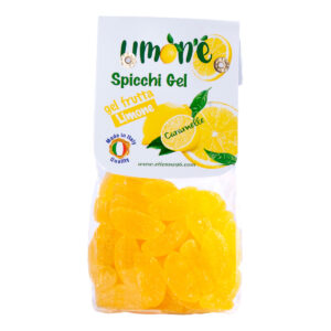 Spicchi Gel, caramelle gel frutta limone, 200 g