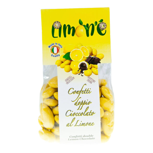 Confetti doppio cioccolato al limone, 200 g