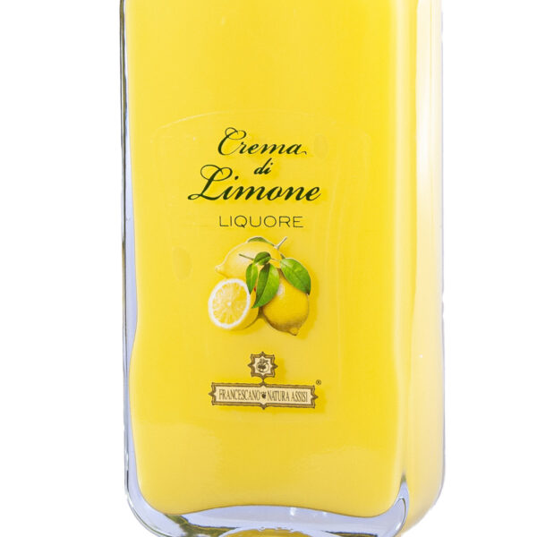 Crema di limone in bottiglia rettangolare, Francescano Natura Assisi, 500 ml - Image 2