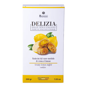 Pasticcini di cuore morbido di crema al limone, Delizia, 200gr