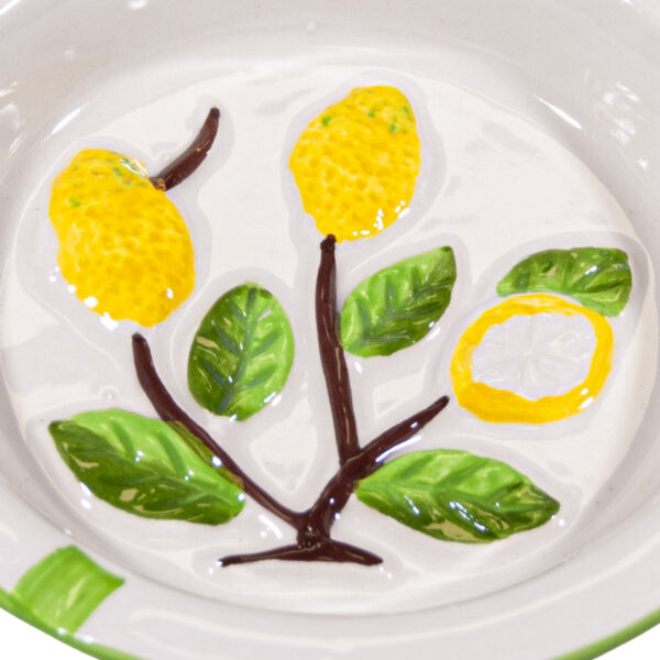 Posacenere rotondo in ceramica + Caramelle frizzanti al limone 30 g - Image 2