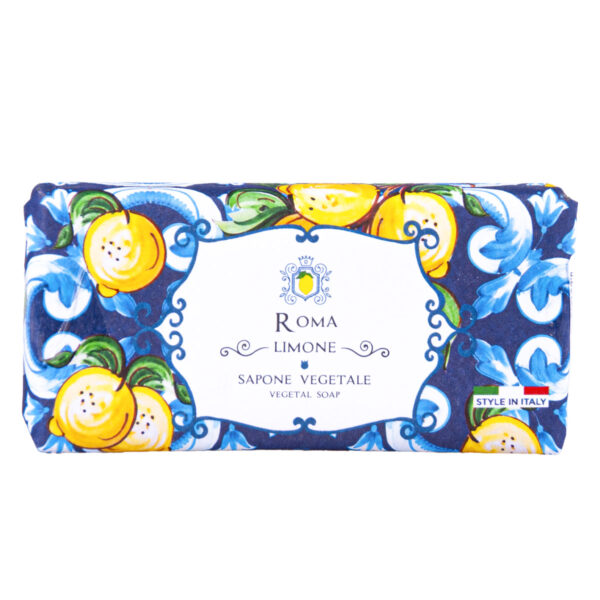 Saponetta vegetale al limone, 96 g, Roma, soggetti vari - Image 2