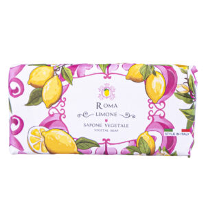 Saponetta vegetale al limone, 96 g, Roma, soggetti vari