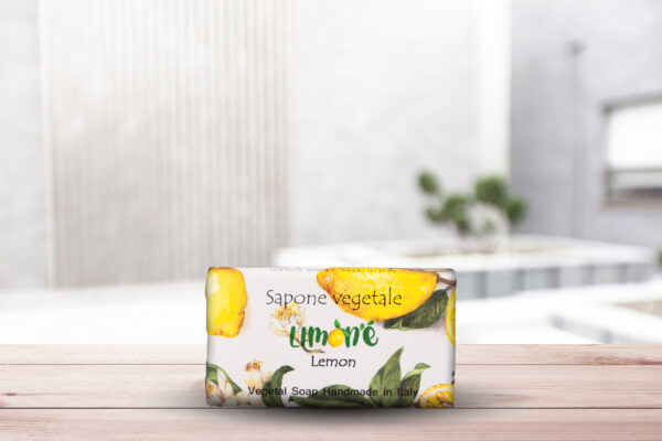 Saponetta vegan aromatizzata al limone, vari soggetti, 100 g - Image 2