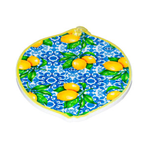Sottopentola in ceramica + Canovaccio + Caramelle frizzanti al limone 30 g