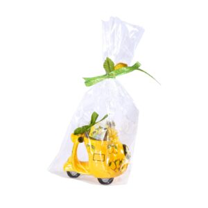Tazza in ceramica a forma di moto + Caramelle frizzanti al limone, 30 g