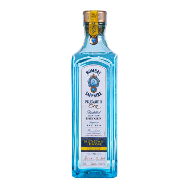 Gin London Dry, Premier Cru, Murcian Lemon, Bombay Sapphire, 700 ml